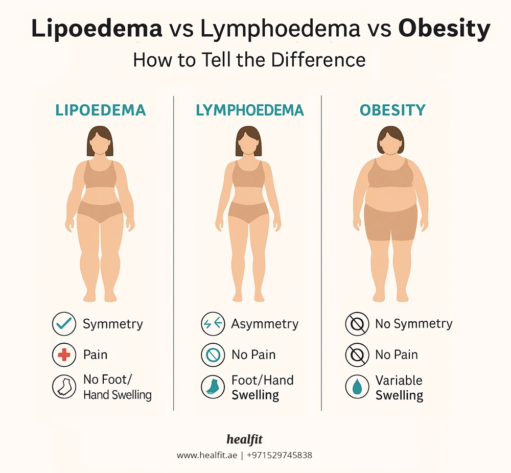&ldquo;Lipoedema vs Lymphoedema vs Obesity&rdquo; &ndash; How to Tell the Difference