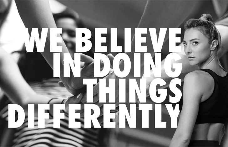 we believe in doing things differently