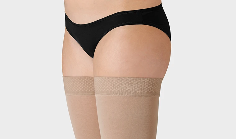 silicone border for thigh high stocking