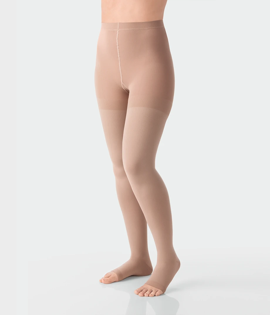 Juzo Dynamic Open Crotch Pantyhose  | Compression Class 2 | Open Toe 2