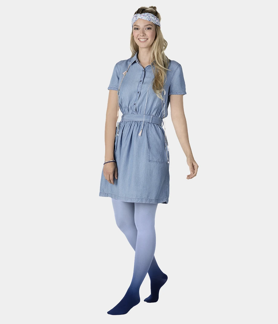 Juzo Inspiration Compression Stocking AT | Semi Transparent Sheer Pantyhose | CCL 1 - Open Toe 8