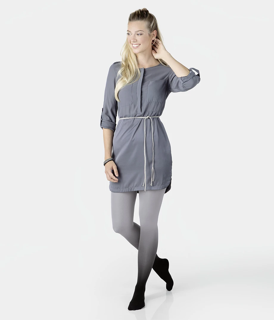 Juzo Inspiration Compression Stocking AT | Semi Transparent Sheer Pantyhose | CCL 1 - Open Toe 13