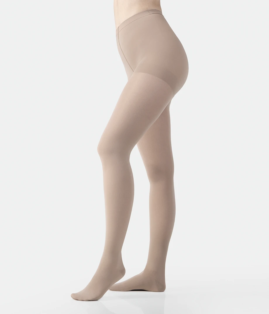Juzo Inspiration Compression Stocking AT | Semi Transparent Sheer Pantyhose | CCL 1 - Open Toe 4