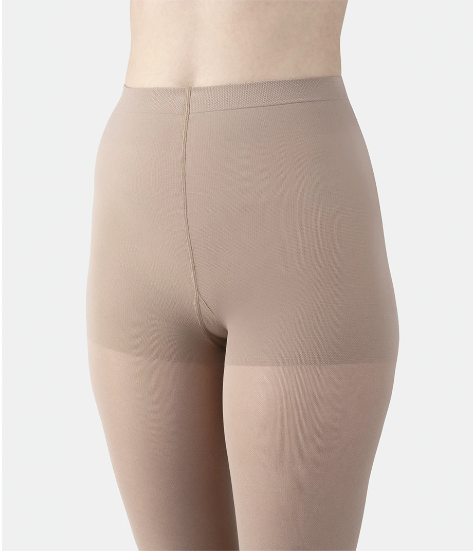 Juzo Inspiration Compression Stocking AT | Semi Transparent Sheer Pantyhose | CCL 1 - Open Toe 6