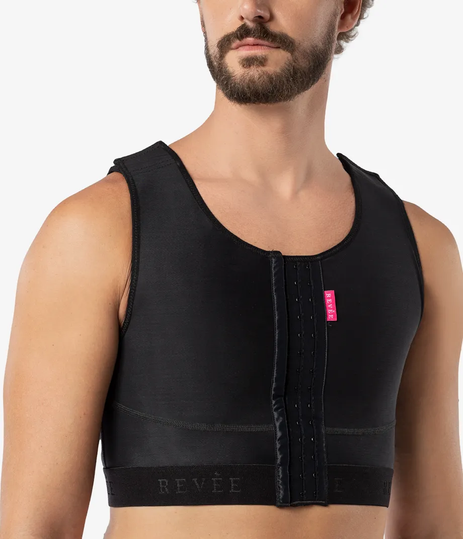 Gynecomastia Chest Binder for Post Surgical Compression Therapy-Vest REV.030 Revee Chest 2