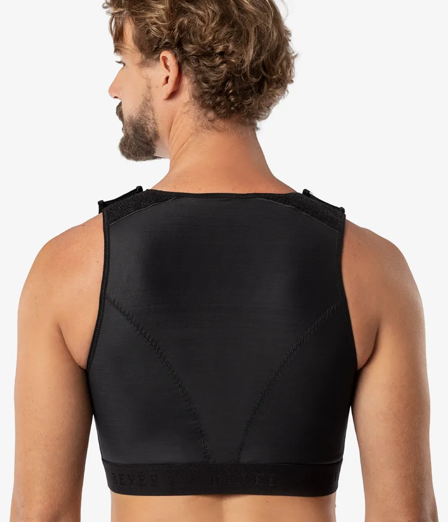 Gynecomastia Chest Binder for Post Surgical Compression Therapy-Vest REV.030 Revee Chest 3