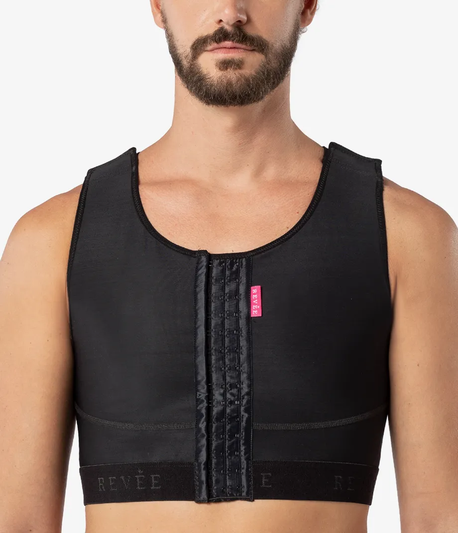 Gynecomastia Chest Binder for Post Surgical Compression Therapy-Vest REV.030 Revee Chest 6