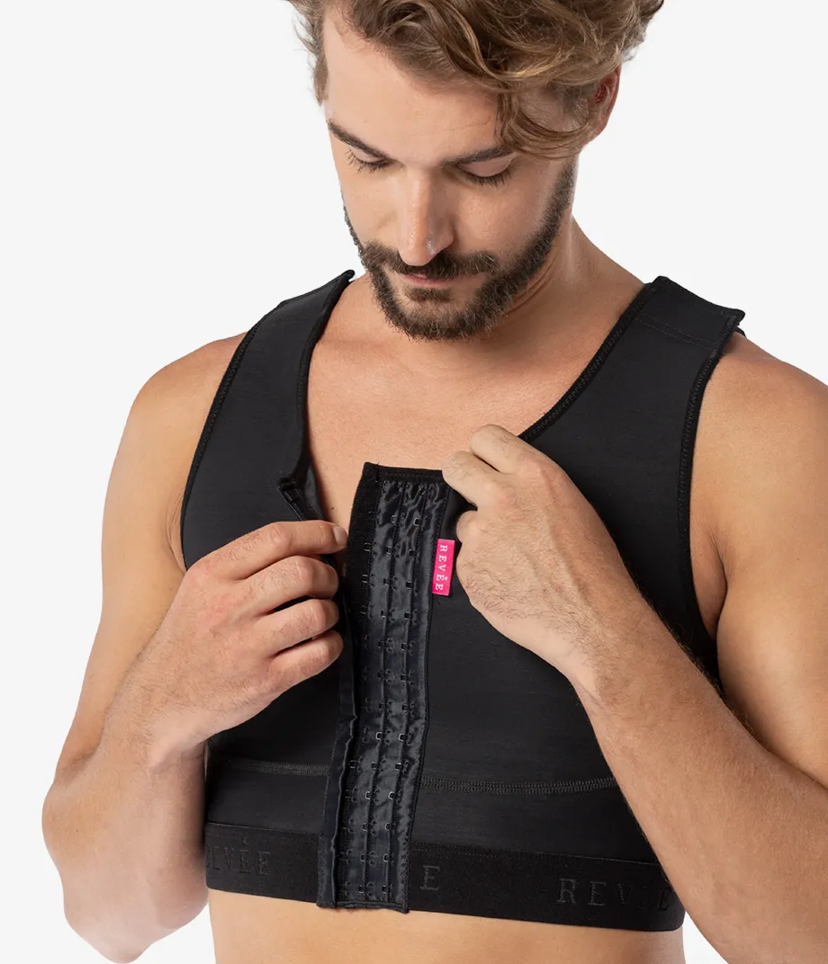 Gynecomastia Chest Binder for Post Surgical Compression Therapy-Vest REV.030 Revee Chest 7