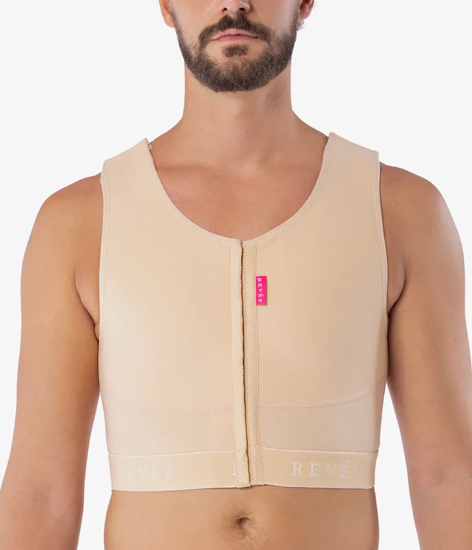 Gynecomastia Chest Binder for Post Surgical Compression Therapy-Vest REV.030 Revee Chest 11