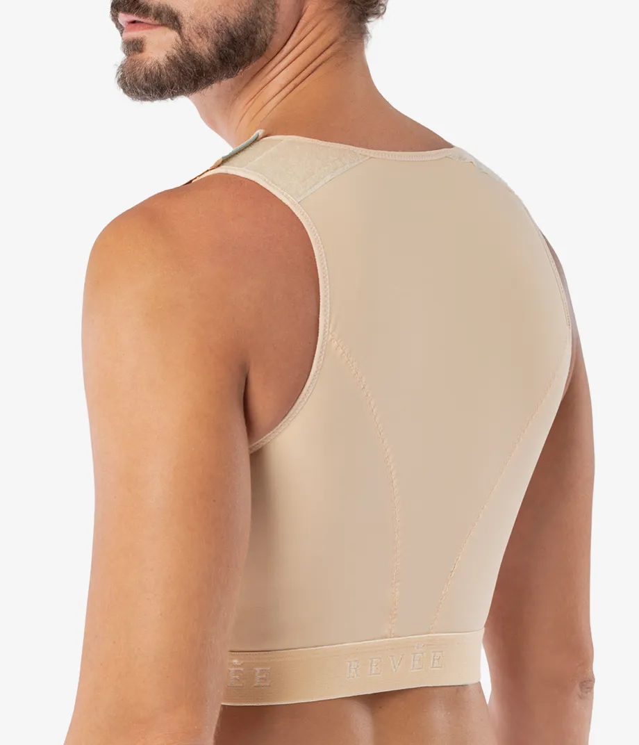 Gynecomastia Chest Binder for Post Surgical Compression Therapy-Vest REV.030 Revee Chest 12