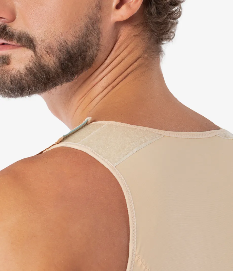 Gynecomastia Chest Binder for Post Surgical Compression Therapy-Vest REV.030 Revee Chest 16