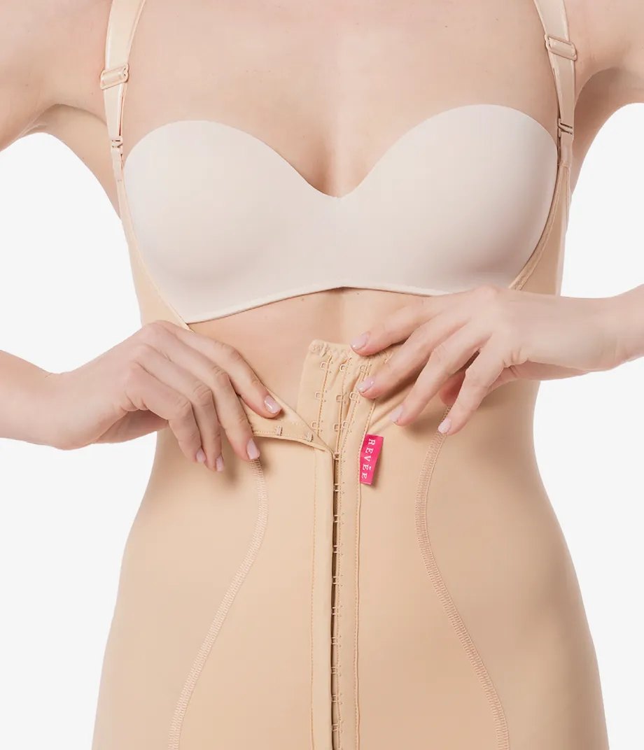 360 Liposuction bodysuit with upper back compression support 12