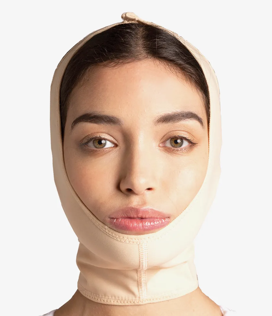Neck Lift & Chin Liposuction Facial Compression Garment | Unisex 6