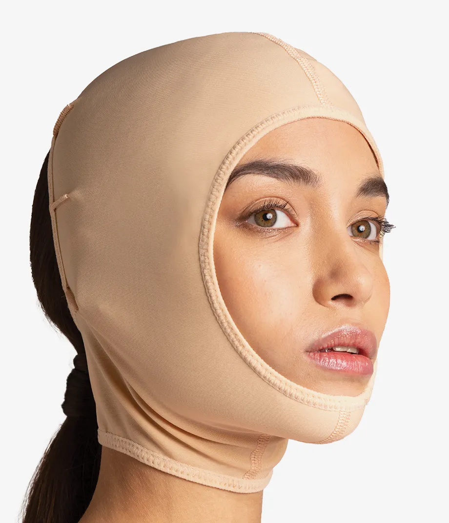 Post-Facelift Compression Face Mask Support 2