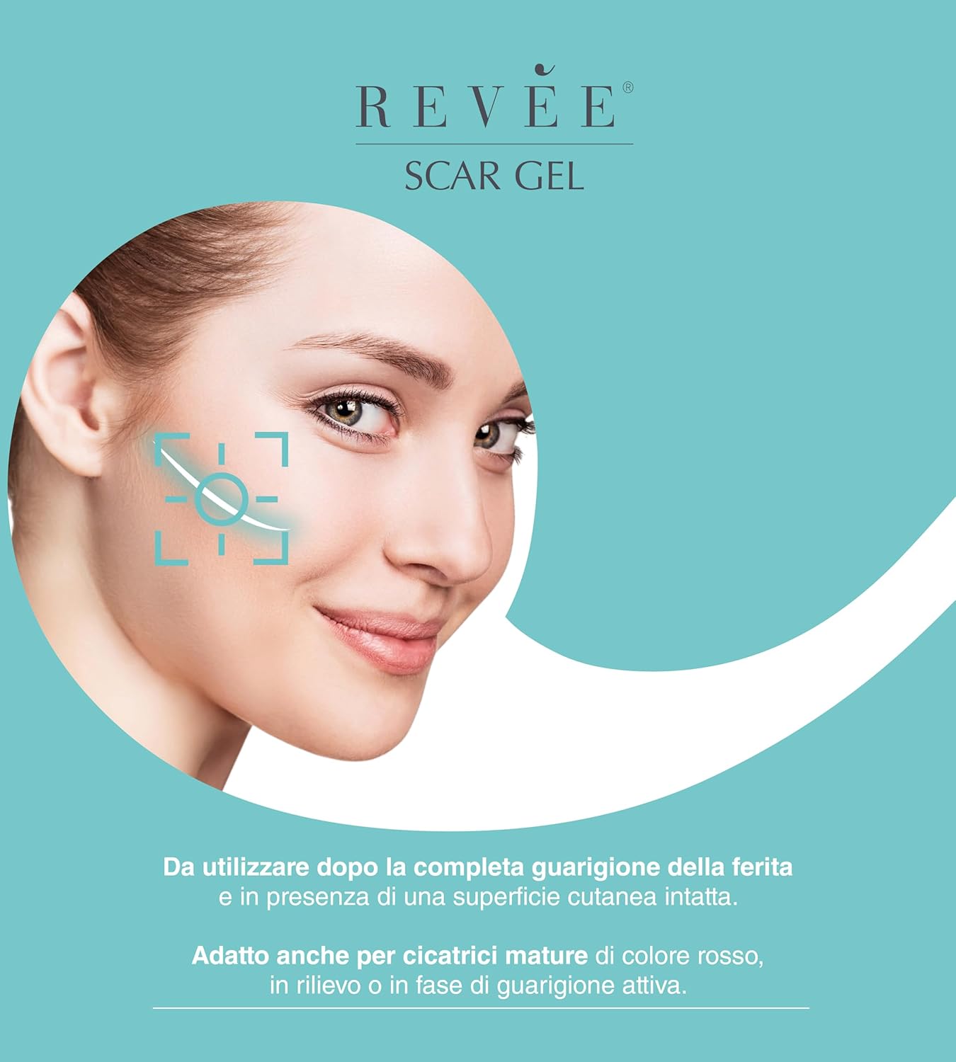 Revee Scar Gel for Surgical Scars size chart - Revee